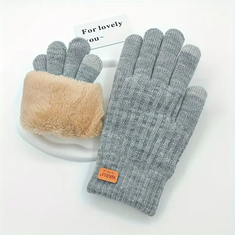 El Táctil - guantes cálidos y cortavientos con pantalla táctil