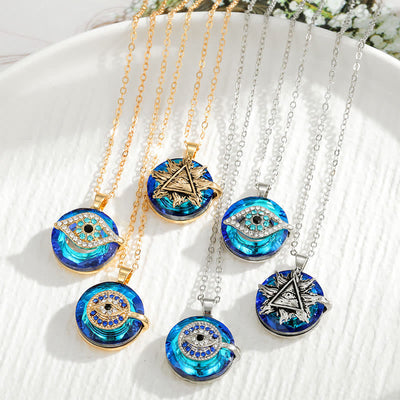"Siempre estarás protegido" - Collar de mal de ojo 