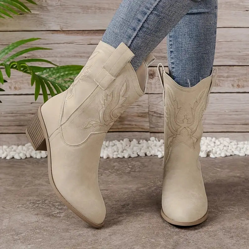 Bottes Femme Cowgirl à Talon | Confortables