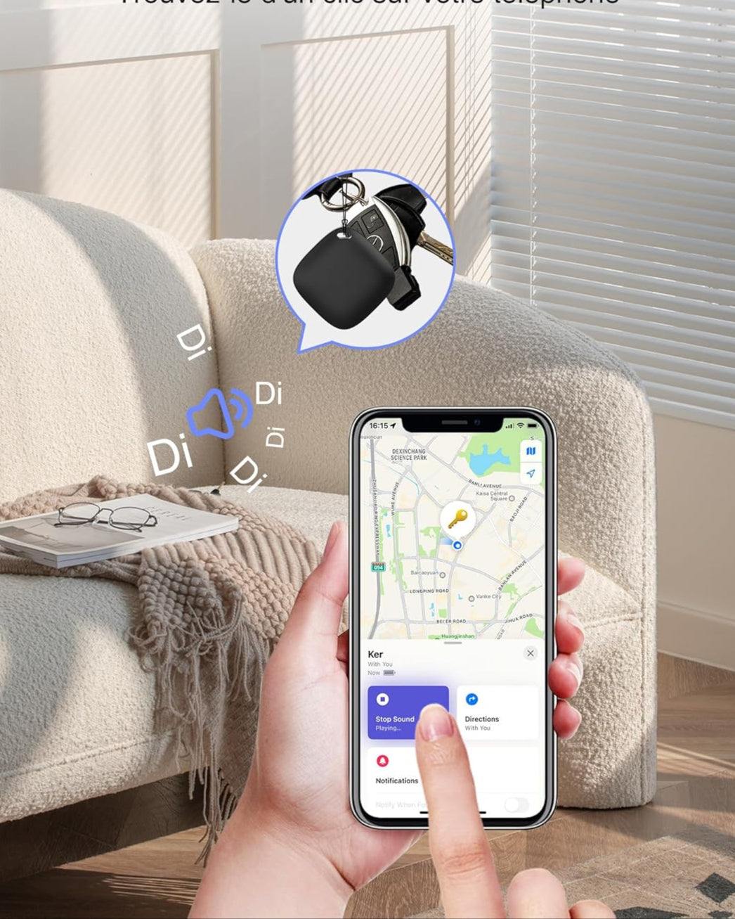 PetTrack - Traceur GPS compact pour animaux domestiques, enfants & objets de valeur