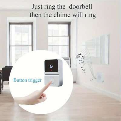 SmartGuard – Sonnette Vidéo WiFi sans Fil avec Audio & Vision Nocturne