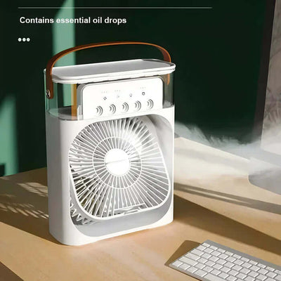 Enfriador de aire portátil 3 en 1 con LED