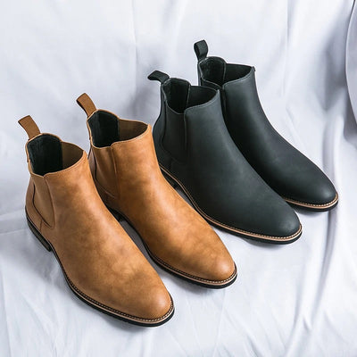 Niko - Botas de piel para hombre elegantes y cómodas.