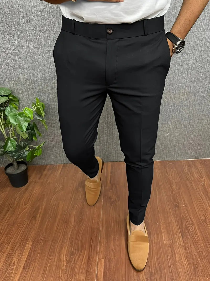 Pantalones de hombre elegantes con un look moderno.