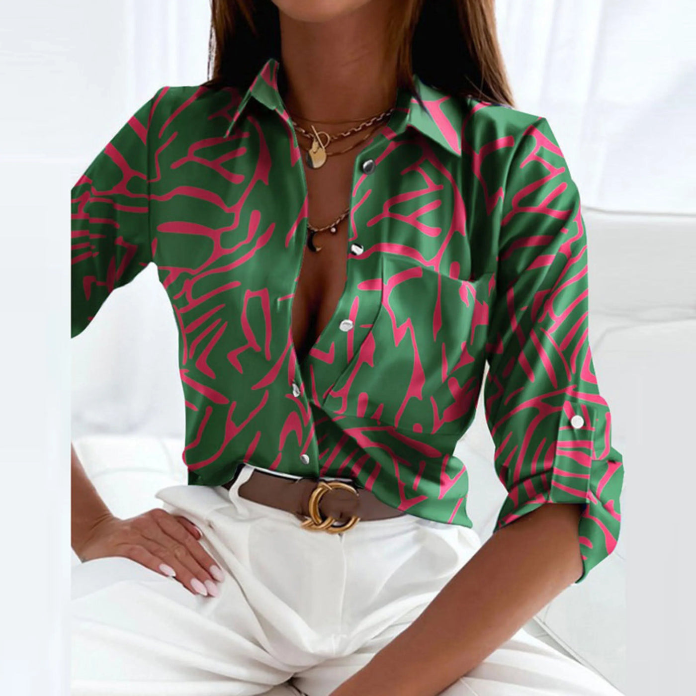 Blusa de mujer | Cuello clásico