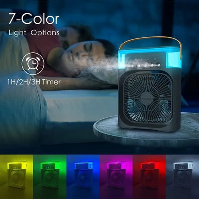 BREEZEFLOW | Enfriador de aire y humidificador portátil 3 en 1
