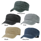 Casquettes militaires en coton: vert armée, noir, gris, kaki, bleu marine. Style décontracté, unisexe, ajustables, mode tendance.