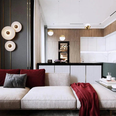 Moderne sort væglampe – Samtidig og elegant væglampe