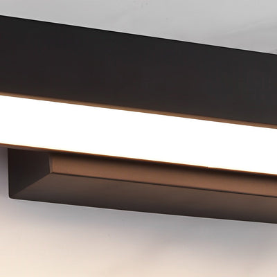 Applique extérieure en acier inoxydable noir