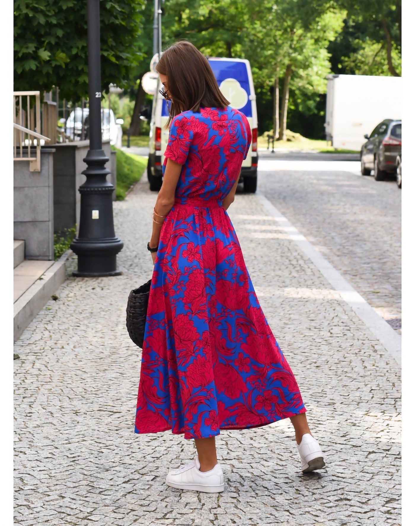 Anna Robe à Imprimé Floral Printemps/Été