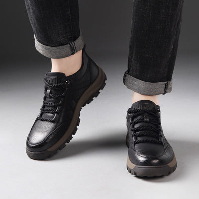 Chaussures orthopédiques en cuir pour hommes