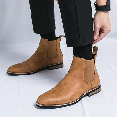 Niko - Botas de piel para hombre elegantes y cómodas.
