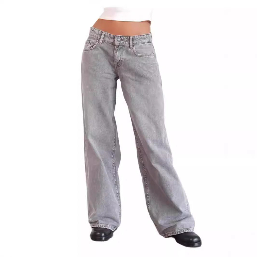 Jasmine - Pantalones vaqueros anchos para mujer