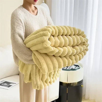 Couverture confort matelassée ultra douillette