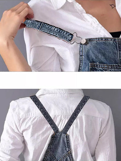 SEVERINE | Vestido vaquero tipo gabardina con abertura - Atemporal y duradero