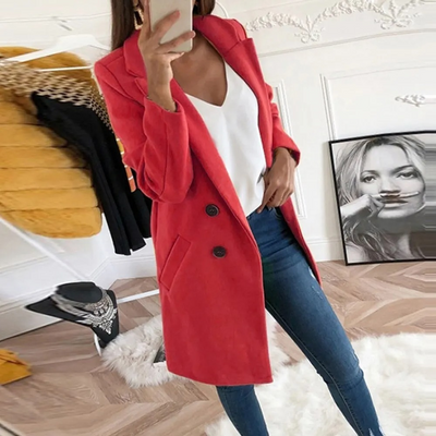 Trench-Coat Moderne Avec Coupe Slim Pour Femme