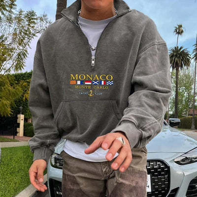 Sudadera con capucha elegante para hombre: algodón cómodo para cualquier ocasión.