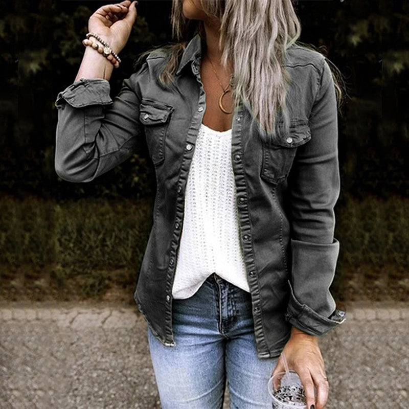 Veste en jean élégante pour femme - Elisa