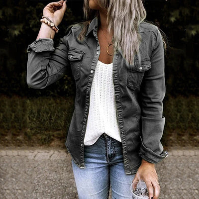 Veste en jean élégante pour femme - Elisa