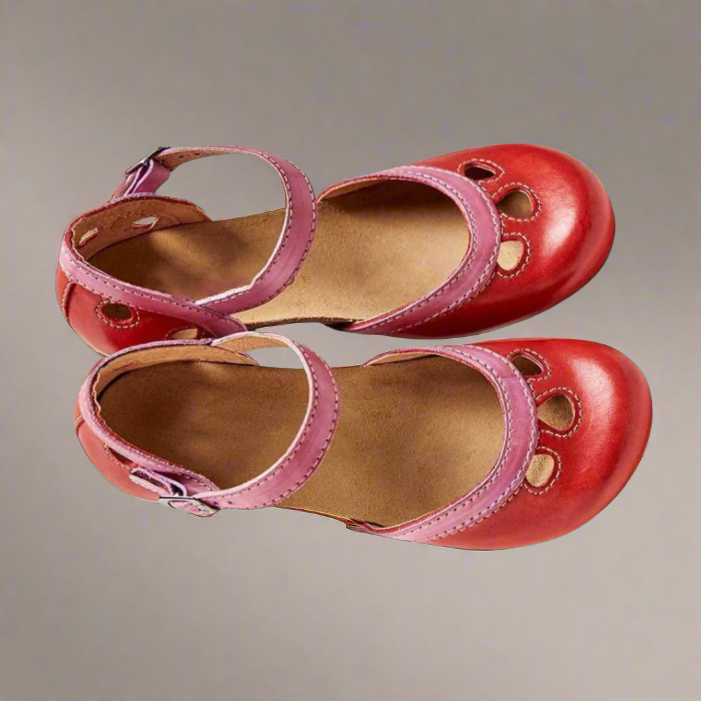Sandalias de cuña de mujer cómodas y elegantes, zapatos de verano.