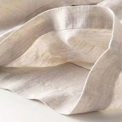 Pantalones de mujer - Aspecto lino - Cintura alta - Pierna ancha - Estilo veraniego 