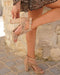 Tacones caqui Amalia