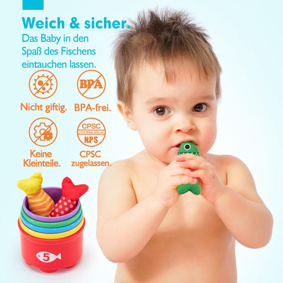 Juego de pesca Montessori Juguetes para niños 