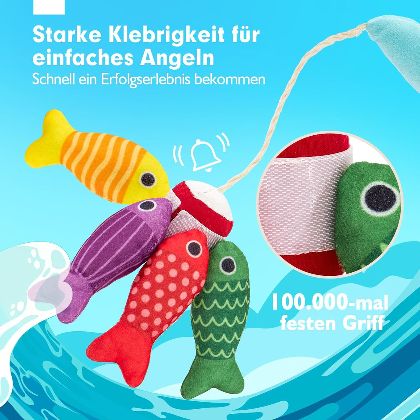 Juego de pesca Montessori Juguetes para niños 
