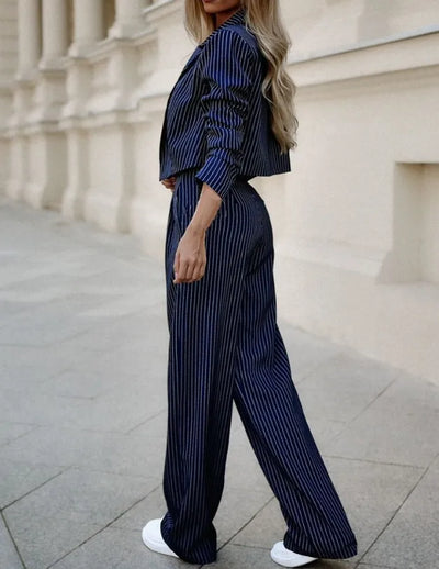 Tailleur-pantalon femme Élégant et polyvalent en tissu de haute qualité