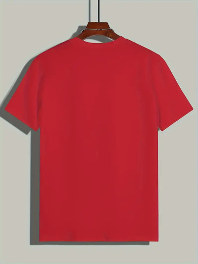 Owen - Camiseta de algodón lisa para hombre - Casual y moderna