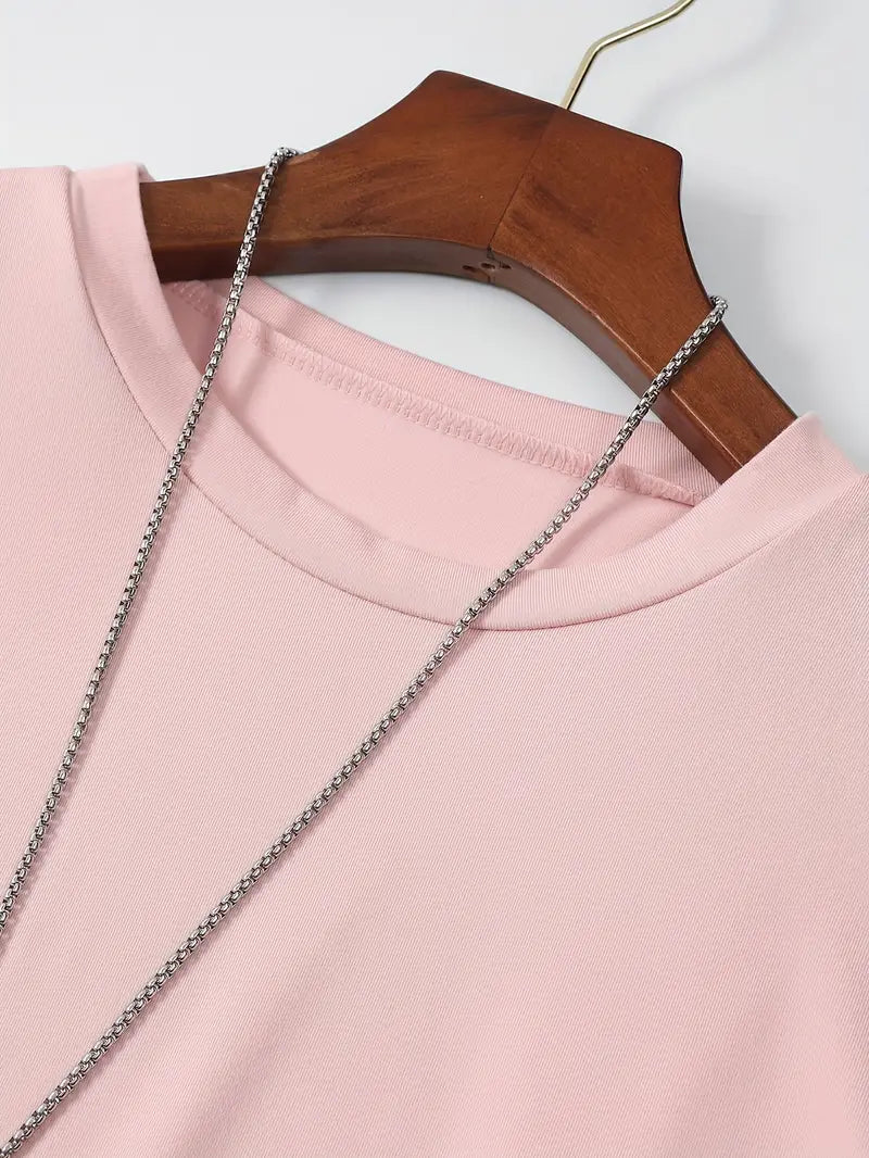 Owen - Camiseta de algodón lisa para hombre - Casual y moderna