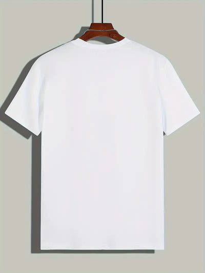 Owen - Camiseta de algodón lisa para hombre - Casual y moderna