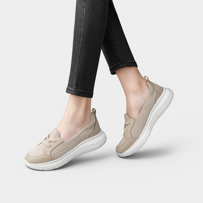 Orthopedic Shoe khaki with model 