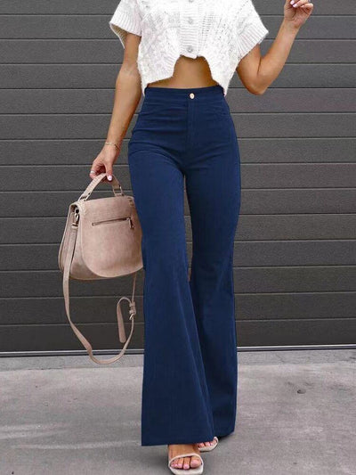 LURRA | Pantalones acampanados de pana cómodos y modernos.