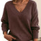 Joelle | Maglione casual con scollo a V