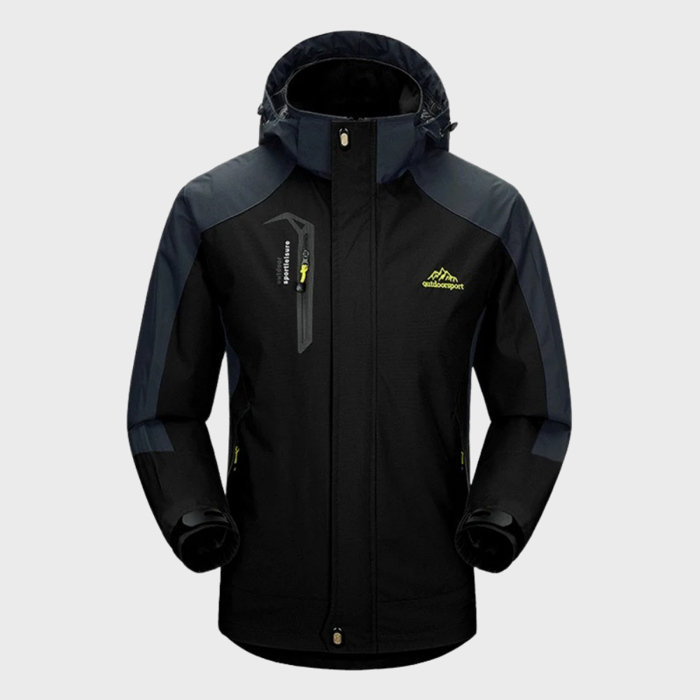 Veste Softshell Homme – Coupe-Vent & Déperlante avec Capuche