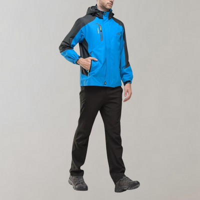 Veste Softshell Homme – Coupe-Vent & Déperlante avec Capuche