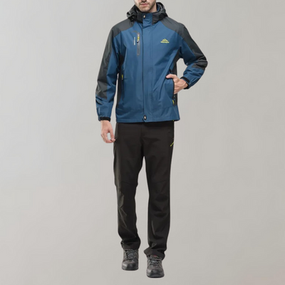 Veste Softshell Homme – Coupe-Vent & Déperlante avec Capuche