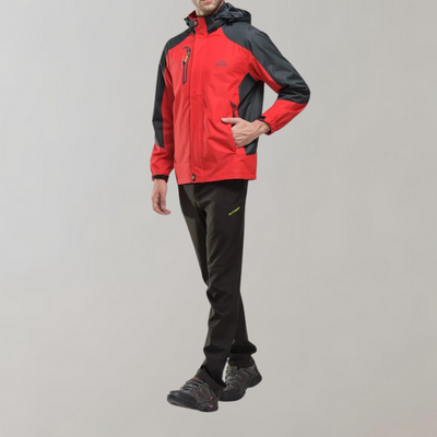 Veste Softshell Homme – Coupe-Vent & Déperlante avec Capuche