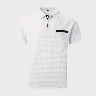 Polo de corte entallado para hombre: corte elegante y cómodo.
