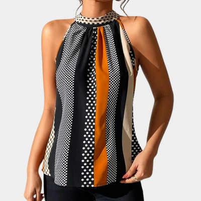 Vero - Elegante Mouwloze Top con V-Hal - Mujer