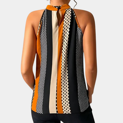 Vero - Elegante Mouwloze Top con V-Hal - Mujer