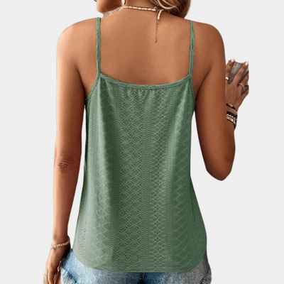 Emma | Top elegante de verano con cuello en V para mujer