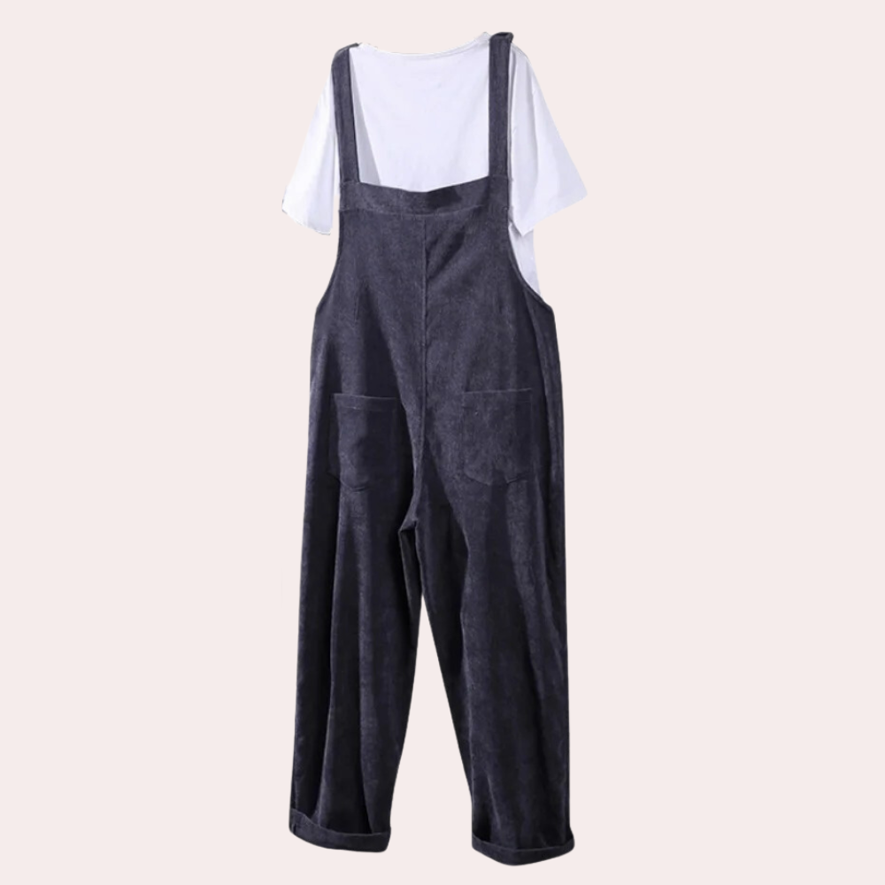 Mono informal de pana de verano para mujer