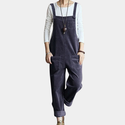 Mono informal de pana de verano para mujer