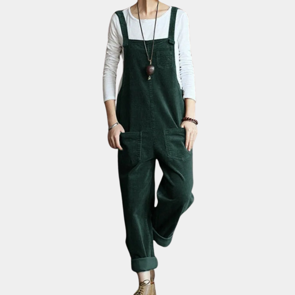 Mono informal de pana de verano para mujer