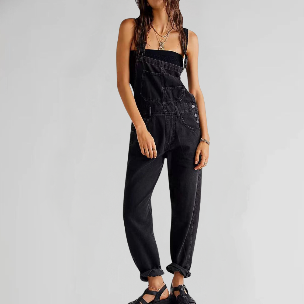 Valeria - Mono vaquero de verano de moda para mujer