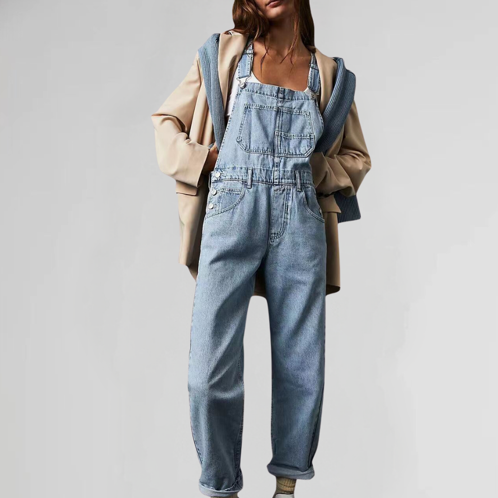 Valeria - Mono vaquero de verano de moda para mujer