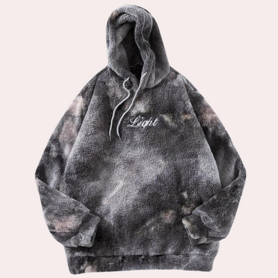 Izidor - Sweat à capuche luxueusement chaud avec une texture douce