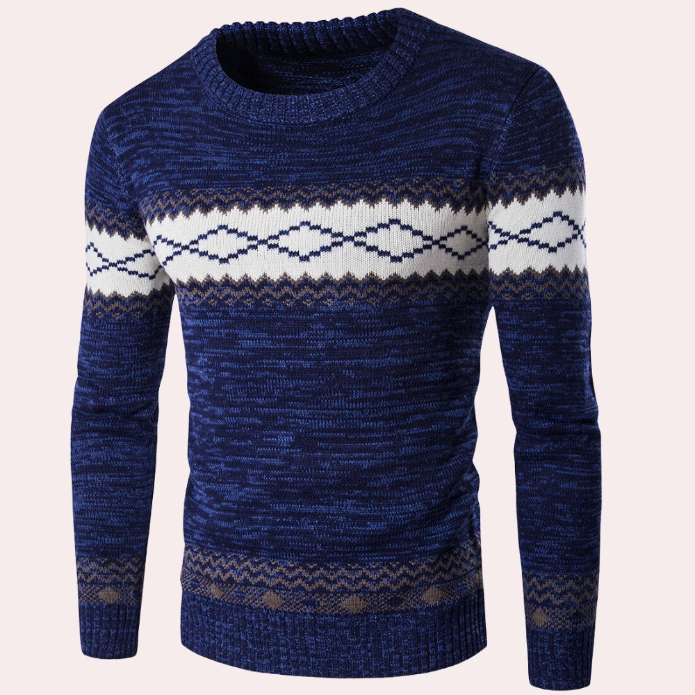 Vazul - Pull d'hiver confortable pour hommes